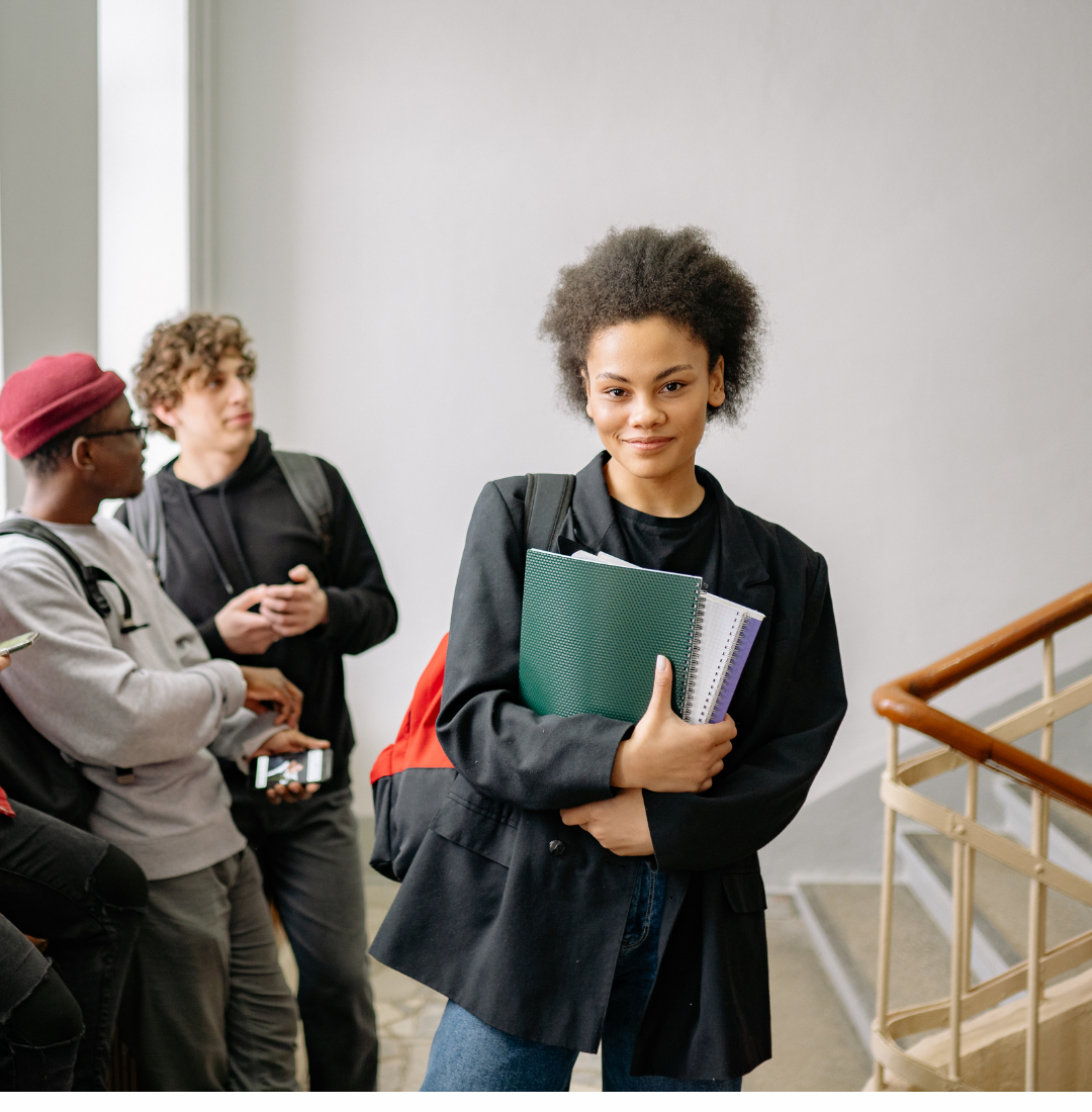 Confident student ready to learn AI study techniques
